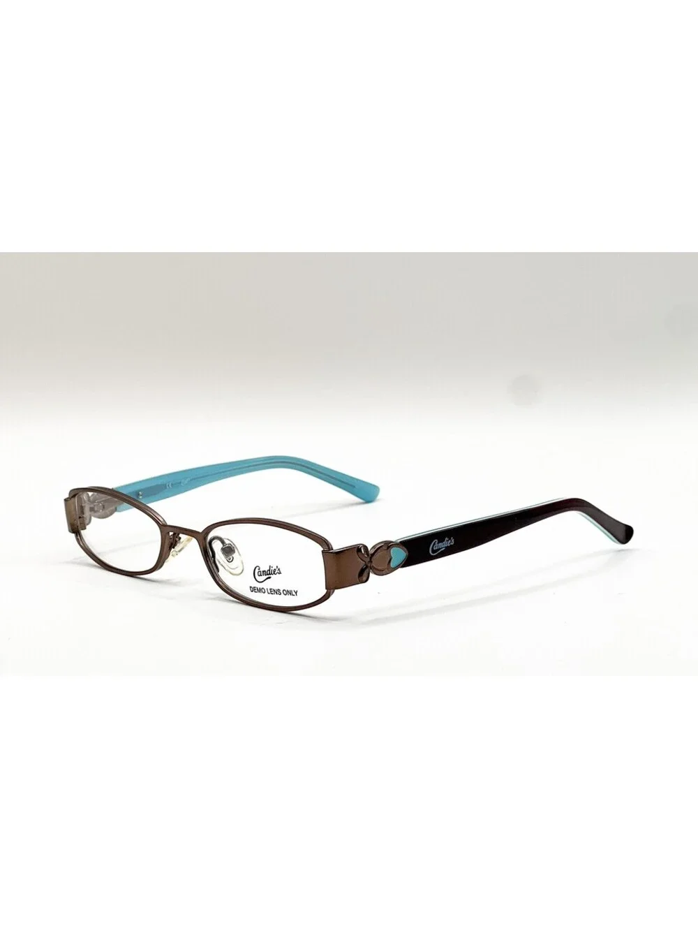 Candie's C Beau Brn Satin Brown Modified Oval Authentic Eyeglass Frames 45-17